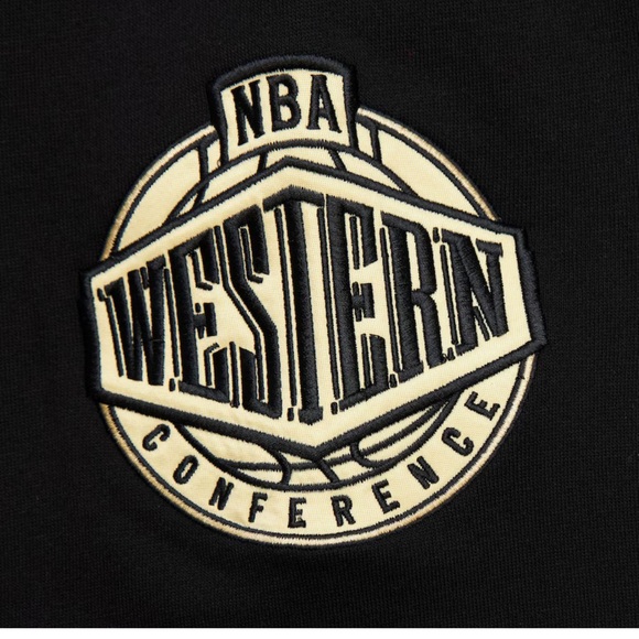 Men's Black Los Angeles Lakers Team OG 2.0 Vintage Logo Fleece Pullover Hoodie - Picture 4 of 5